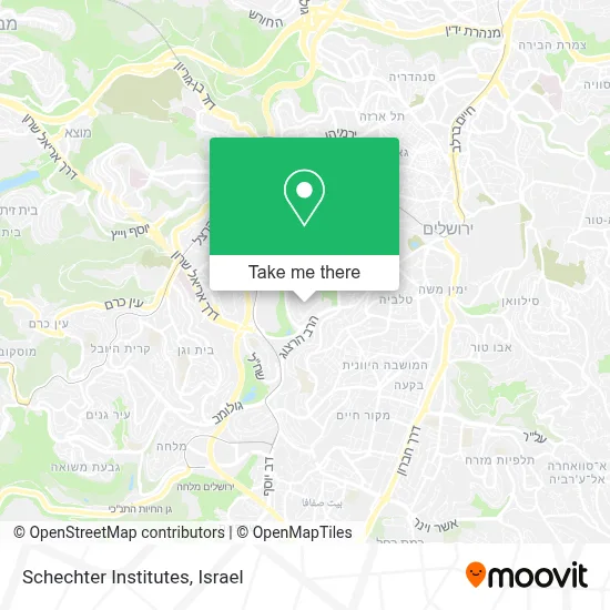 Schechter Institutes map