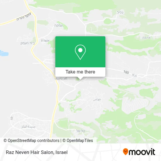 Raz Neven Hair Salon map