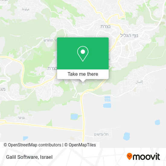 Galil Software map
