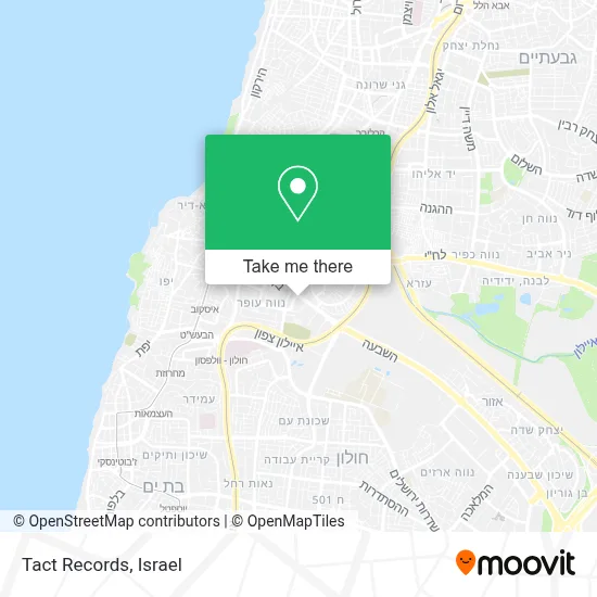 Tact Records map