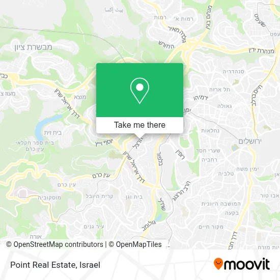 Point Real Estate map
