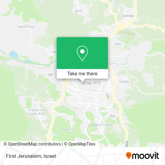 First Jerusalem map