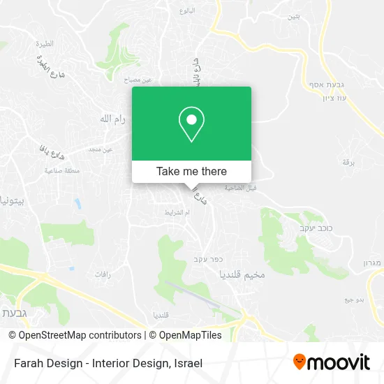 Farah Design - Interior Design map