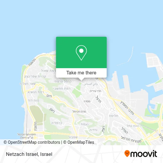Netzach Israel map