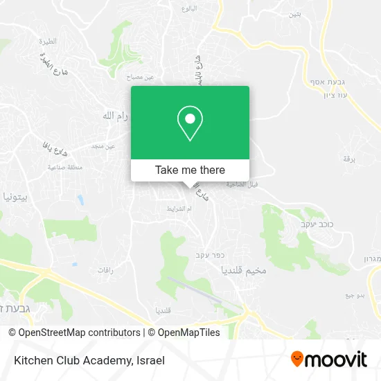 Kitchen Club Academy map