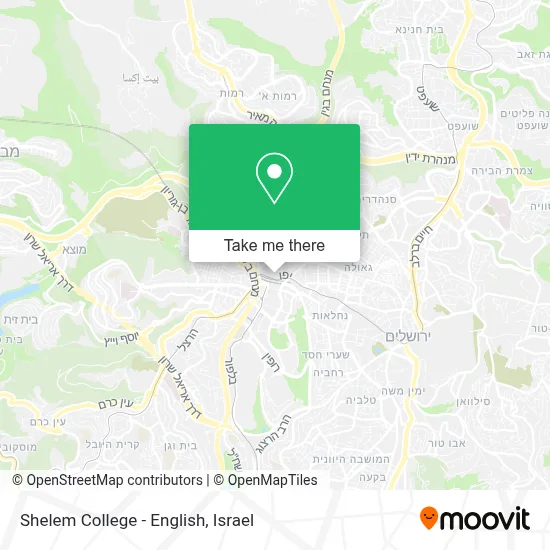 Shelem College - English map