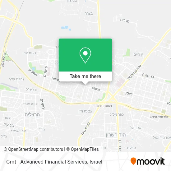 Gmt - Advanced Financial Services map