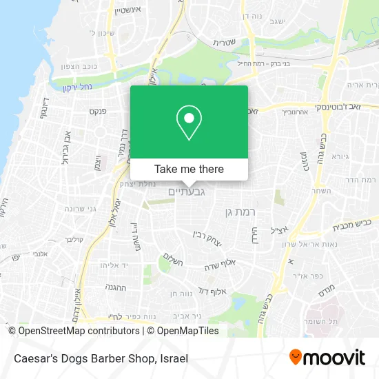 Caesar's Dogs Barber Shop map