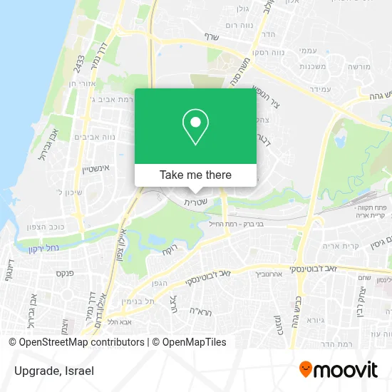 Upgrade map