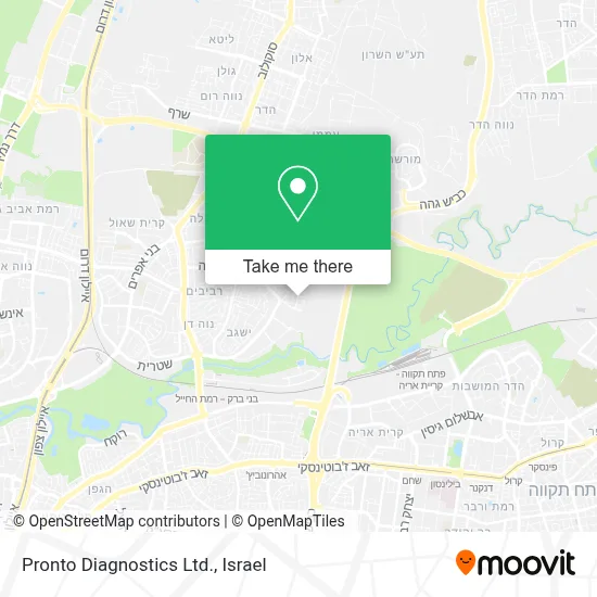 Pronto Diagnostics Ltd. map
