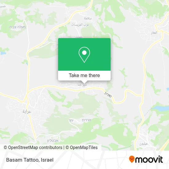 Basam Tattoo map