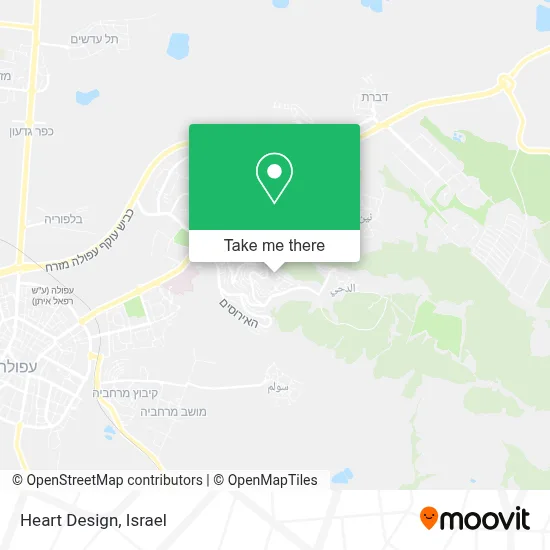 Heart Design map