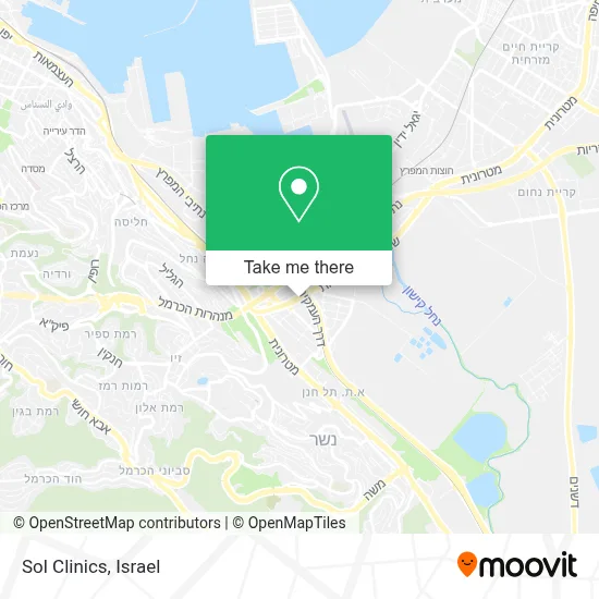 Sol Clinics map