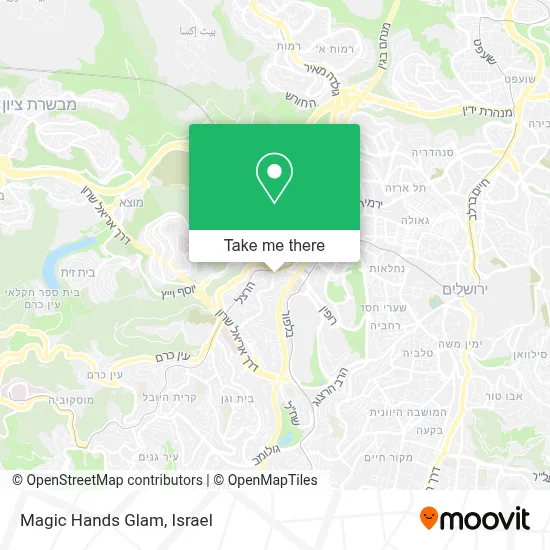 Magic Hands Glam map