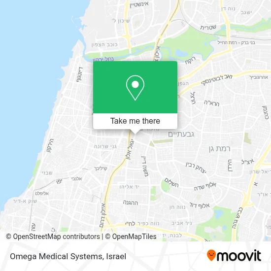 Omega Medical Systems map