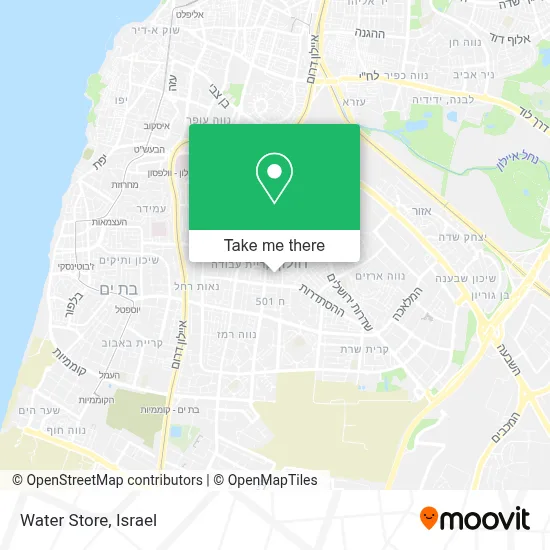 Water Store map