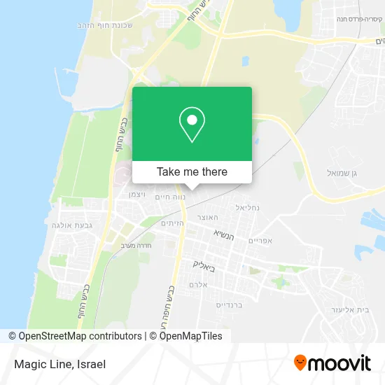 Magic Line map