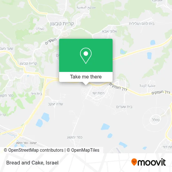 Bread and Cake map