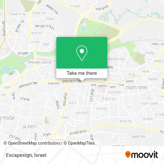 Escapesign map