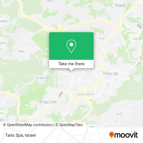 Tails Spa map