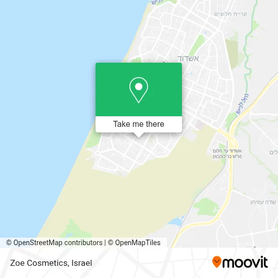 Zoe Cosmetics map