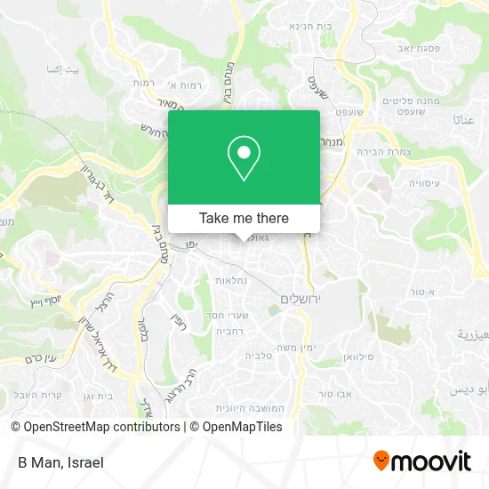 B Man map