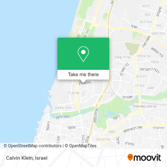 Calvin Klein map