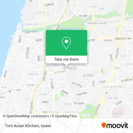 Torii Asian Kitchen map
