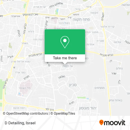 D Detailing map