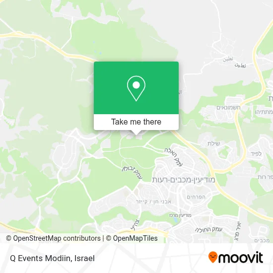 Q Events Modiin map