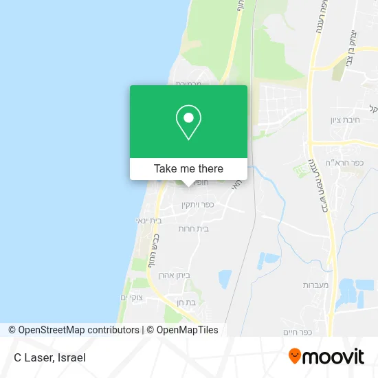 C Laser map