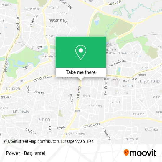 Power -  Bar map