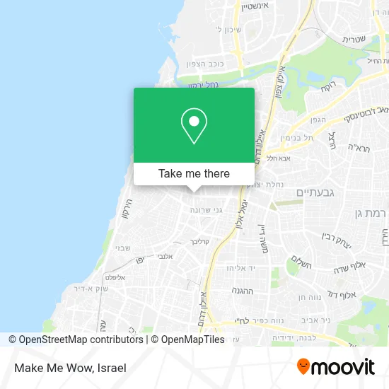 Make Me Wow map