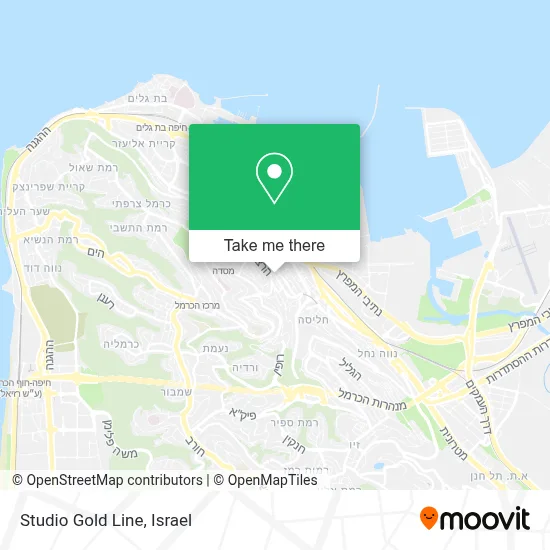 Studio Gold Line map