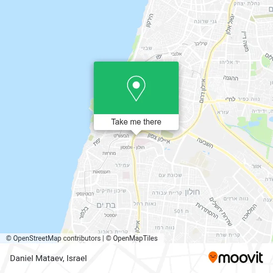 Daniel Mataev map
