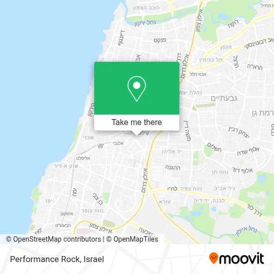Performance Rock map