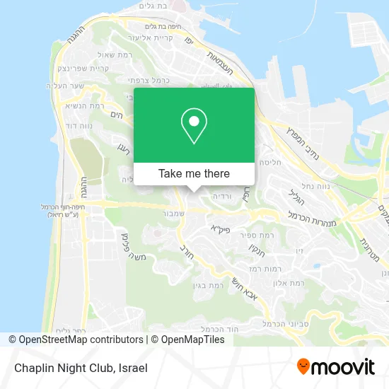 Chaplin Night Club map