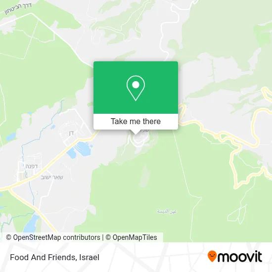 Food And Friends map