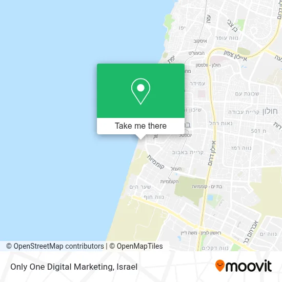 Only One Digital Marketing map