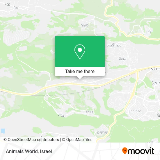 Animals World map
