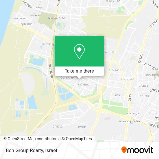 Ben Group Realty map