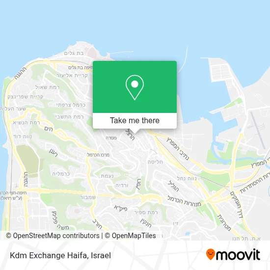 Kdm Exchange Haifa map