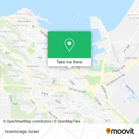 Israstorage map