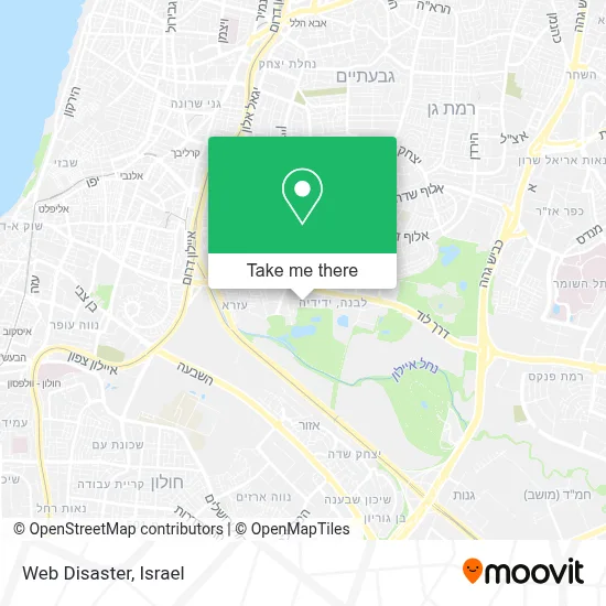 Web Disaster map