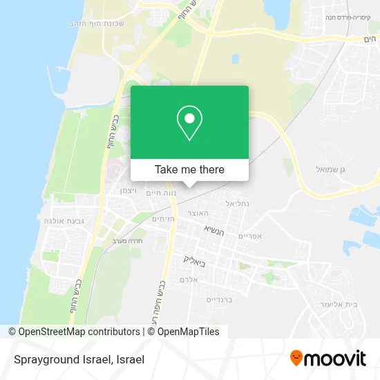 Sprayground Israel map