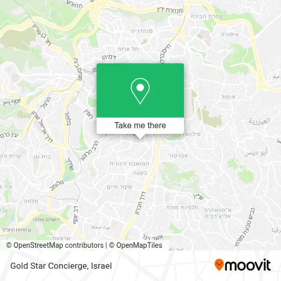 Gold Star Concierge map