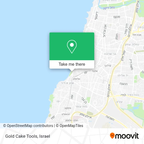Gold Cake Tools map