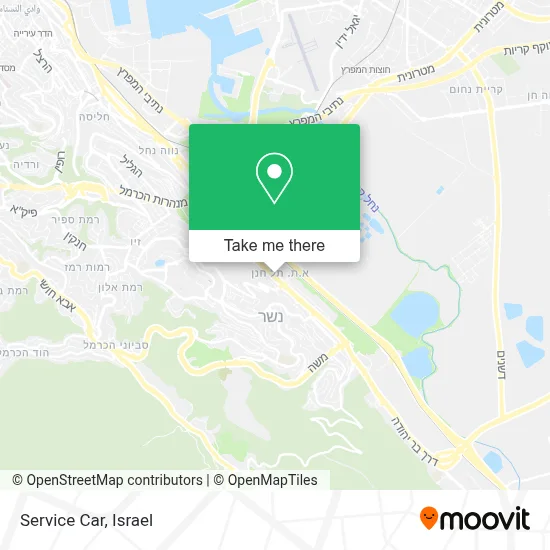 Service Car map