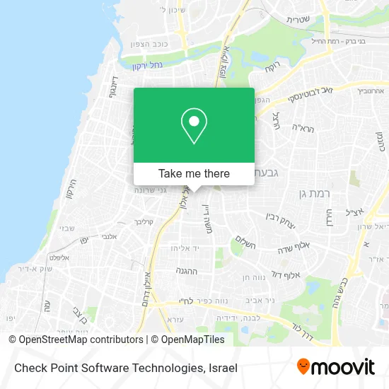 Check Point Software Technologies map