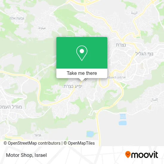 Motor Shop map